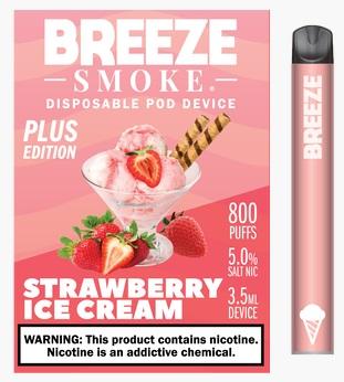 BREEZE STRAWBERRY ICE CREAM