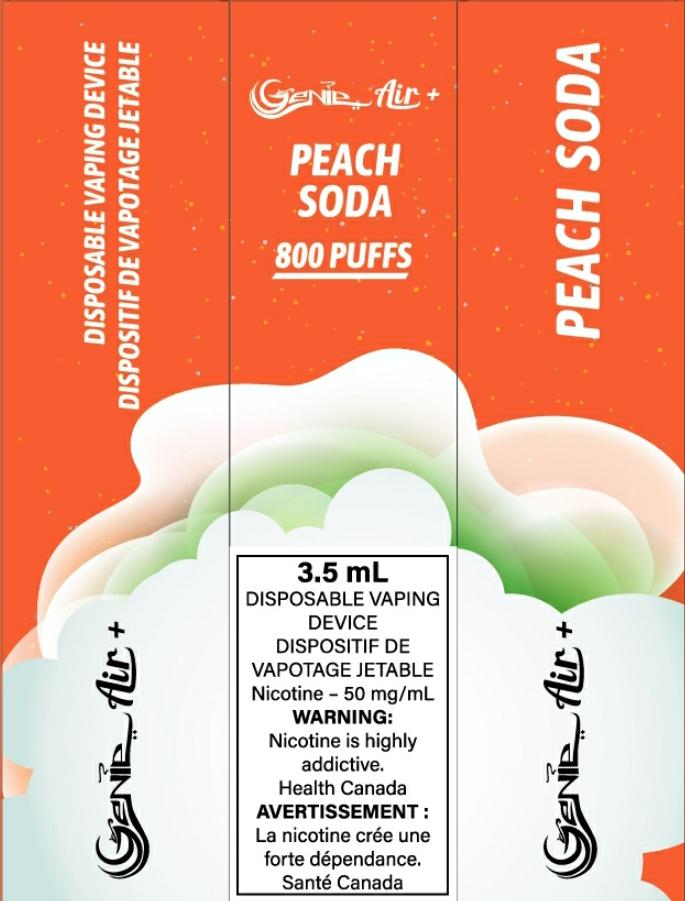 GENIE AIR PLUS PEACH SODA